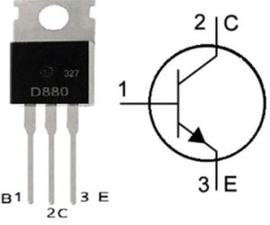 D880 Transistor : Pin Configuration & Its Applications - Semiconductor 