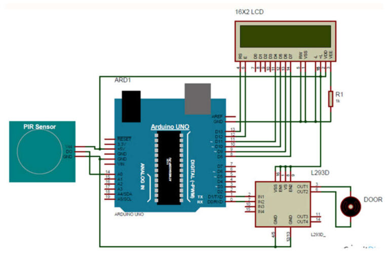 Movement Sensed Automation Door Opening System Circuit and Working ...